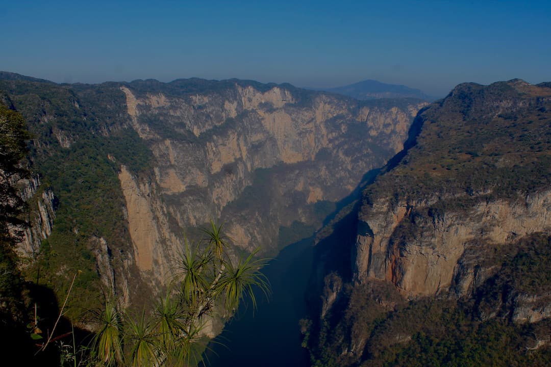 First stop on an Chiapas road trip: Overlooking the Sumidero Canyon from the last mirador.