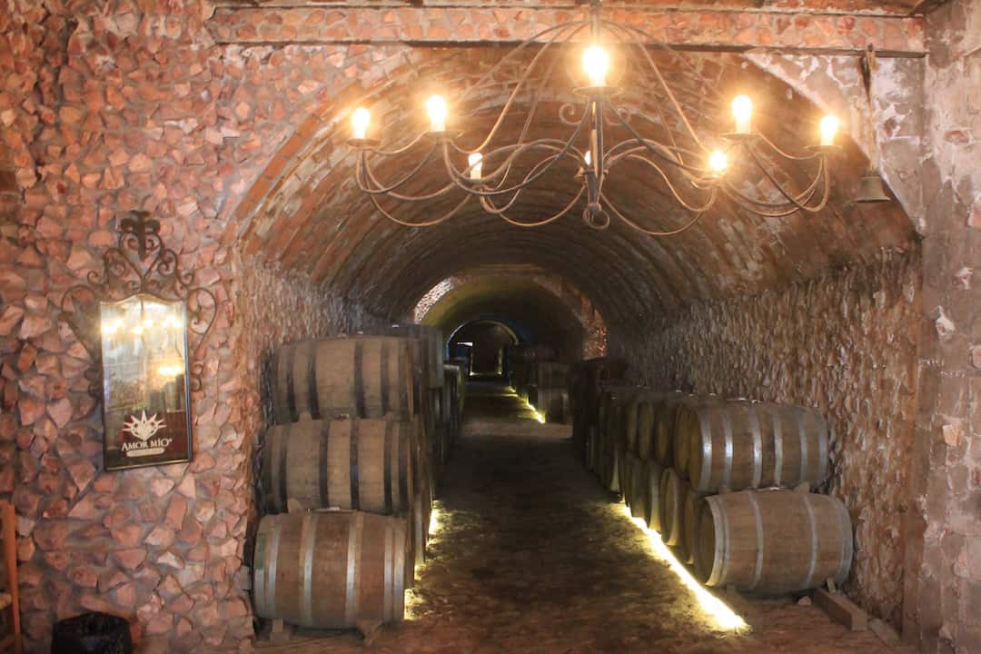 The cellar at Tres Mujeres