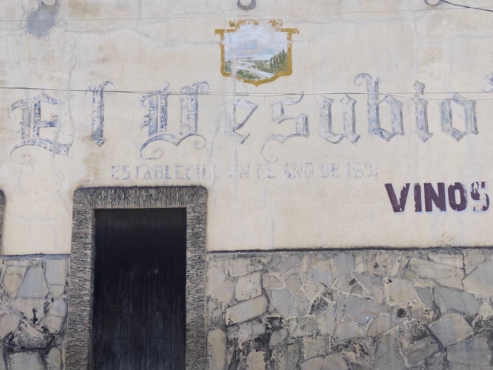 The bodega El Vesubio. One of the wine maker in Parras de la Fuente