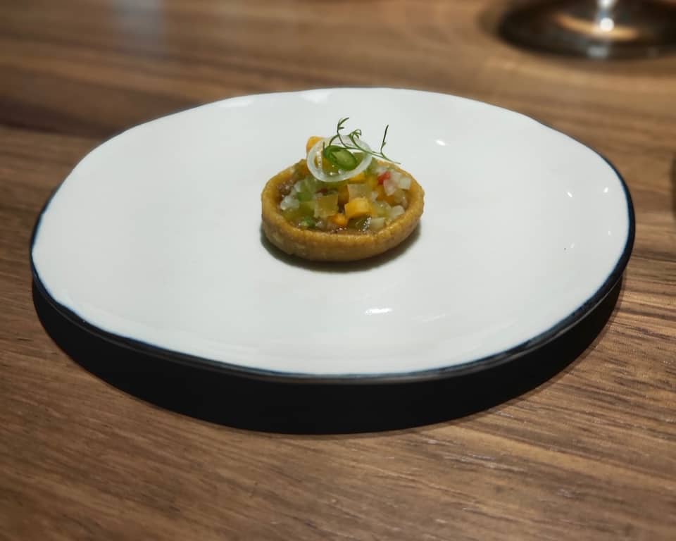 A yuymmy morsel at Pujol, Mexico City