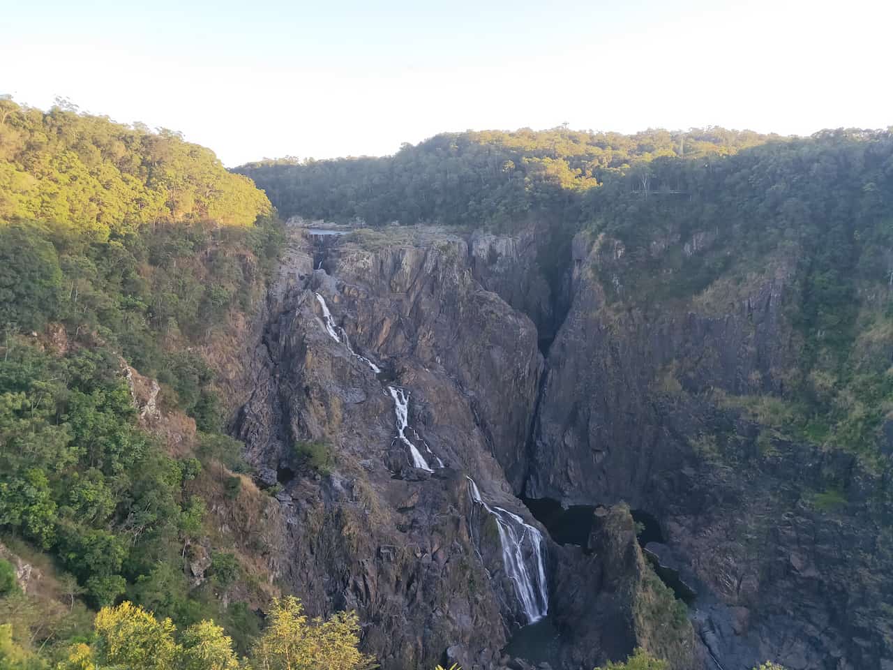 The Barron Falls in Kuranda during dry season. 