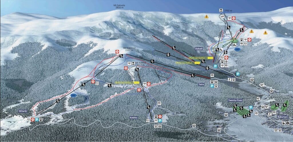 Bakurianin Ski Resort Gudauri or Bakuriani: Which is Georgia's Best Ski Resort?