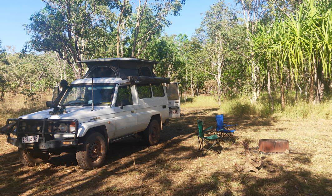 Camping in Kakadu National Park in Maguk
