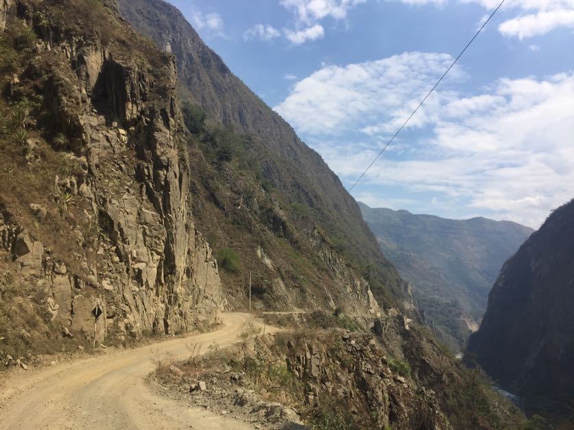 Cliff Road Machu Picchu