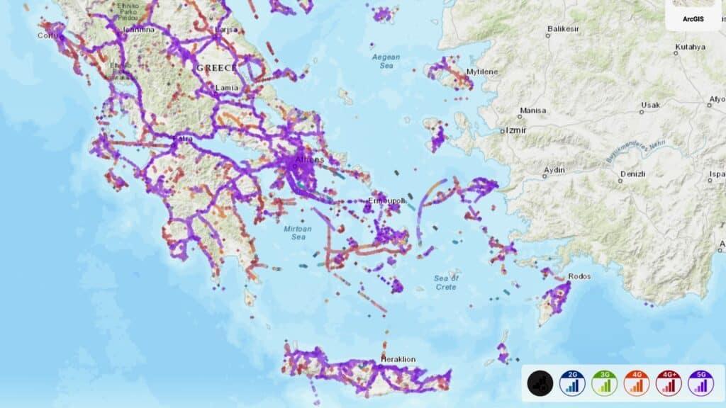 Staying Connected at Sea: Internet, Phones, Satellite & VPNs for Sailors 3 coverage map greece nperf Staying Connected at Sea: Internet, Phones, Satellite & VPNs for Sailors