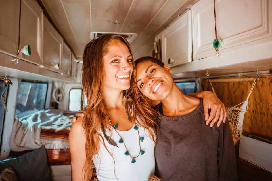 The creators of one of the best van life blogs 2021 Let's Play Ride and Seek