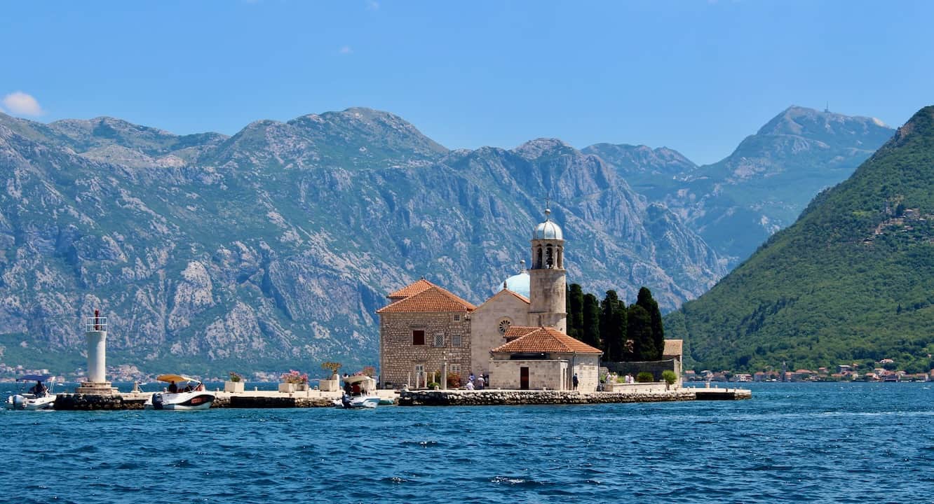 17 Underrated Digital Nomad Destinations You Might Not Have Heard About Yet 7 our lady of the rock church montenegro bay of kotor 17 Underrated Digital Nomad Destinations You Might Not Have Heard About Yet